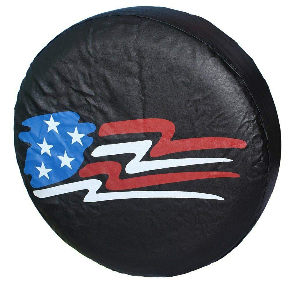 American Flag RV Wheel Cover - 15