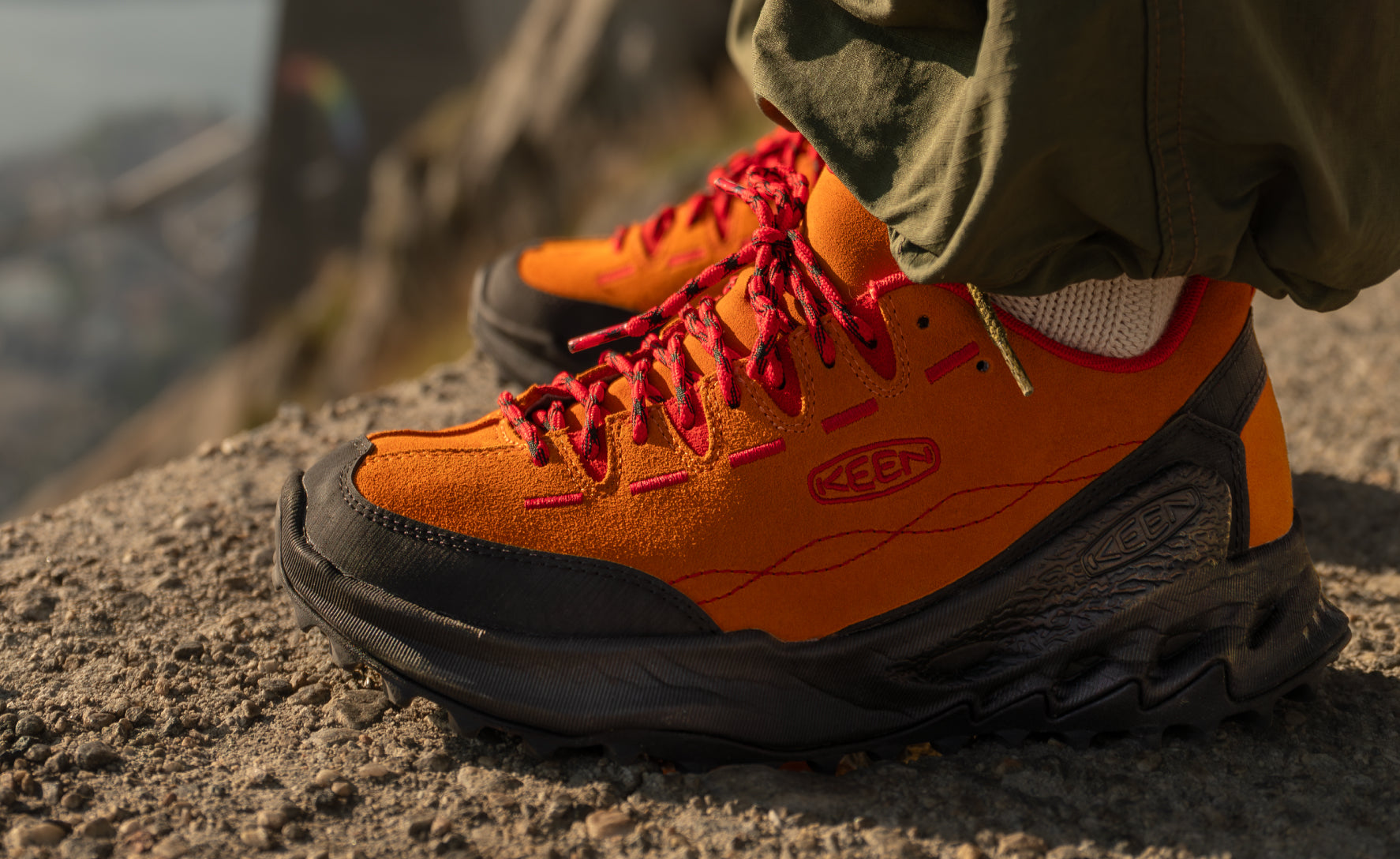 Men's Jasper Zionic Sneaker - Lightweight Running Shoes for Men | Orange Pepper/Aura Orange Color | Perfect for Jogging, Gym Workouts & Casual Wear