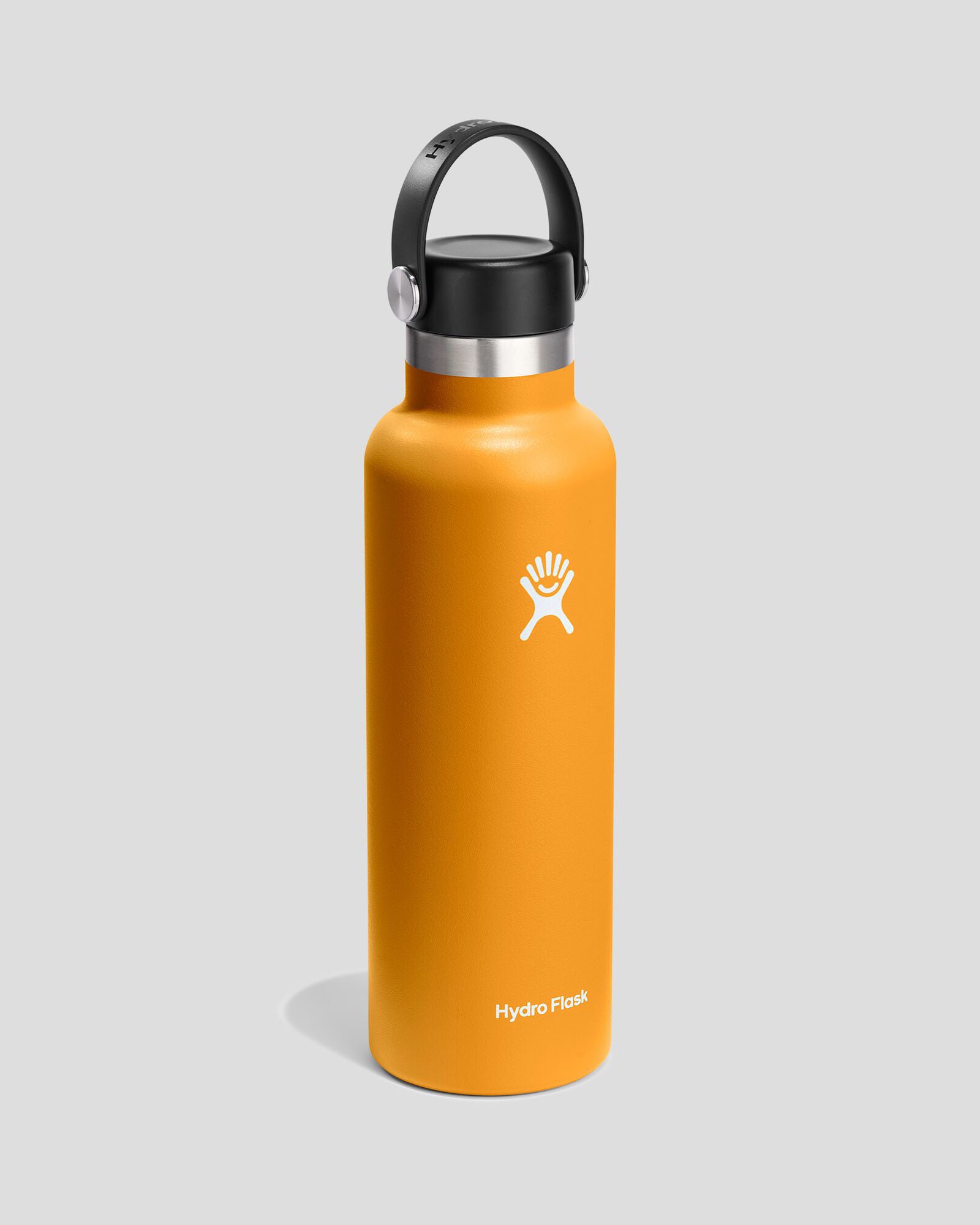 Hydro Flask Standard Mouth Water Bottle 621ml (21oz) - Insulated Stainless Steel Vacuum Bottle for Hot & Cold Drinks - Perfect for Hiking, Camping, Gym & Outdoor Activities