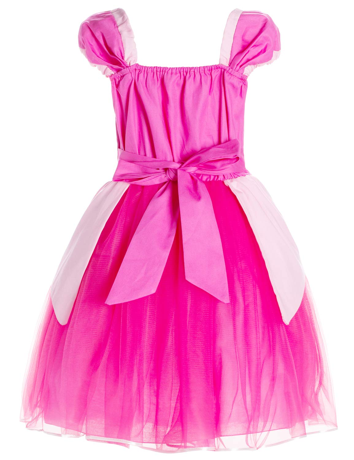 Princess Costume Dress for Toddler Girls - Birthday Party Dress Up Outfit - Fairy Tale Pretend Play, Halloween Costume, Dress-Up Playtime