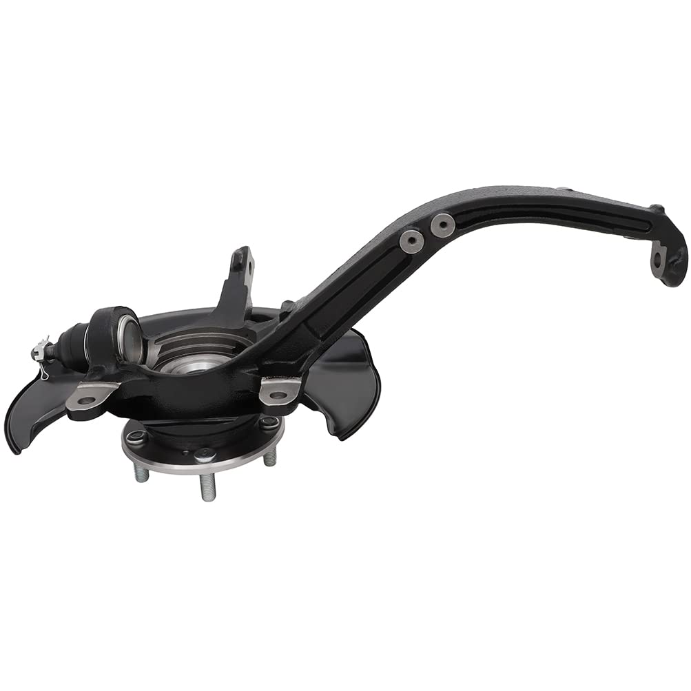 OCPTY Front Driver Side Steering Knuckle and Hub Assembly Replacement for 2003-2007 Honda Accord 2.4L (698-403) - Manual Transmission - Perfect for Suspension Repair & Wheel Bearing Replacement