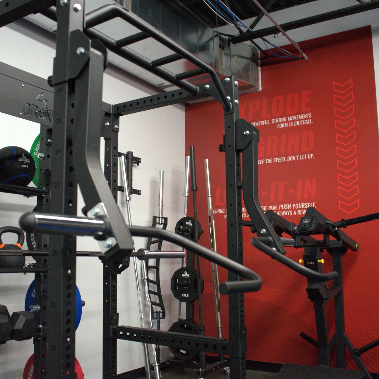 Gronk Fitness XPX Modular Power Rack - Heavy Duty Home Gym Equipment for Weightlifting & Strength Training - Perfect for Home Garage & Commercial Gym Workouts