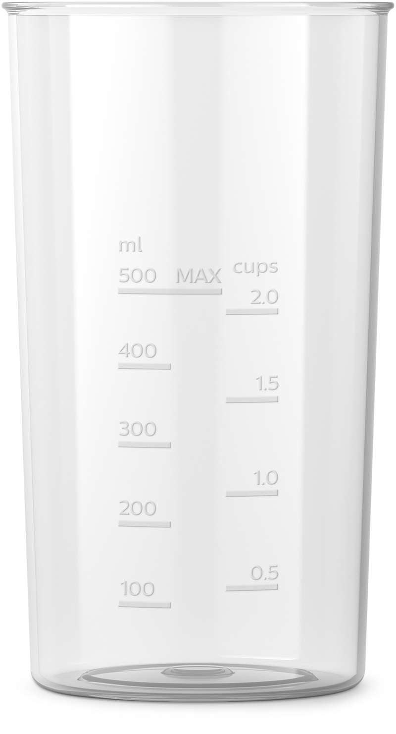 HR2520 Hand Blender - Powerful 500W Immersion Blender with 5 Speed Settings, Stainless Steel Blades - Perfect for Smoothies, Soups, Sauces & Baby Food - Ideal Kitchen Tool for Home Cooking & Meal Prep