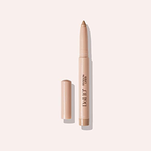 Doll 10 HydraLux Shadow Liner - Waterproof 4-in-1 Eyeshadow Pencil with Sharpener | Blendable Long-Lasting Makeup for Smokey Eyes & Everyday Wear | Perfect for Professional Makeup Artists & Beauty Enthusiasts