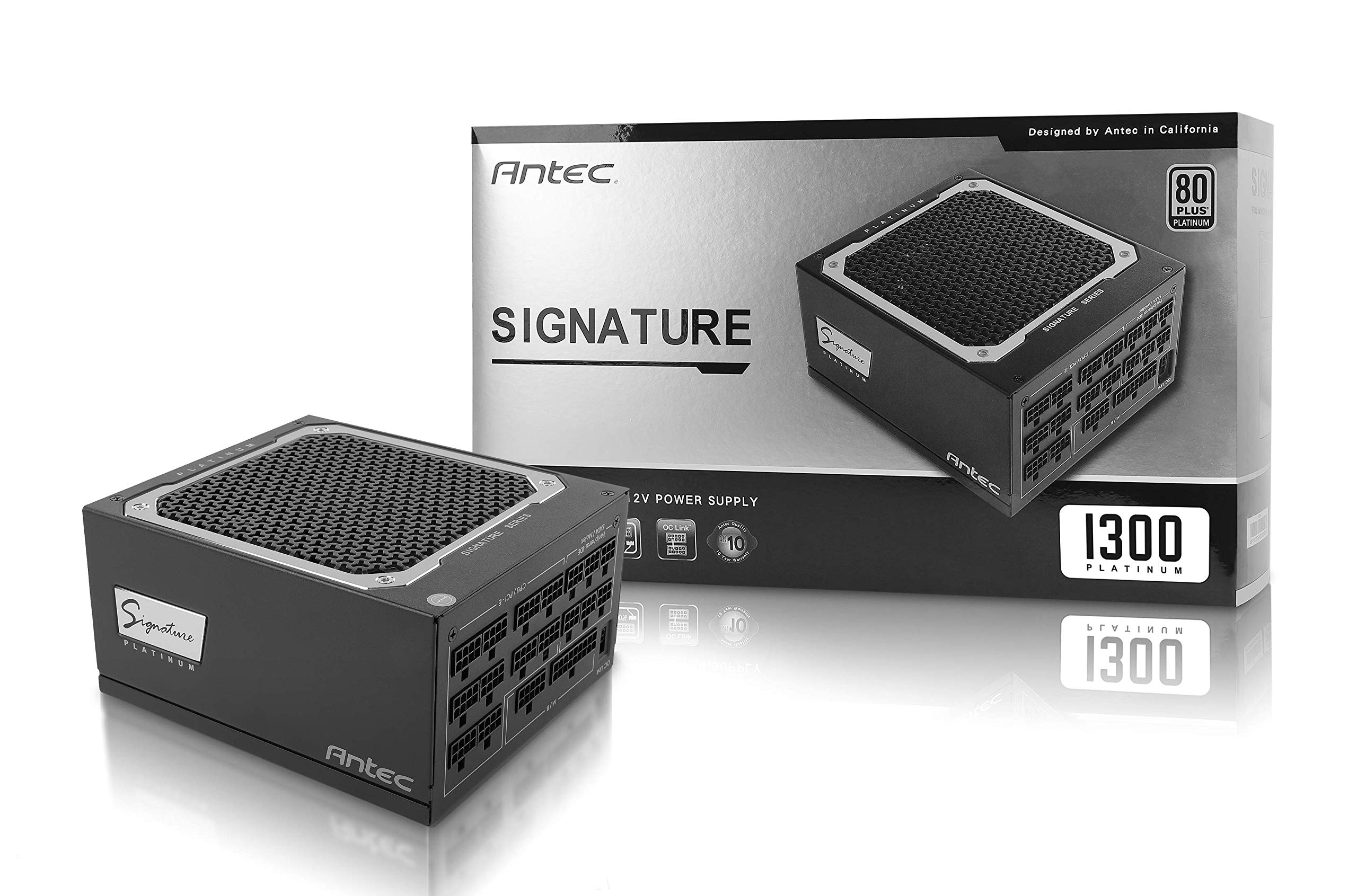 Antec Signature Platinum 1300W Fully Modular PSU - 80+ Platinum Certified Power Supply for Gaming PC, Workstation & High-End Builds