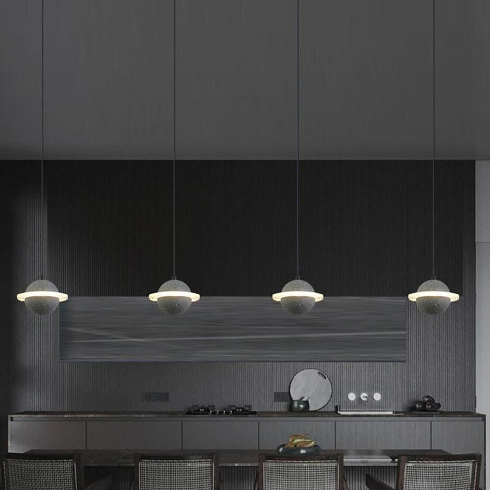Artsy Planet Pendant Light - Modern Celestial Ceiling Fixture for Bedroom, Living Room & Nursery Decor | Solar System Inspired Lighting for Home & Office