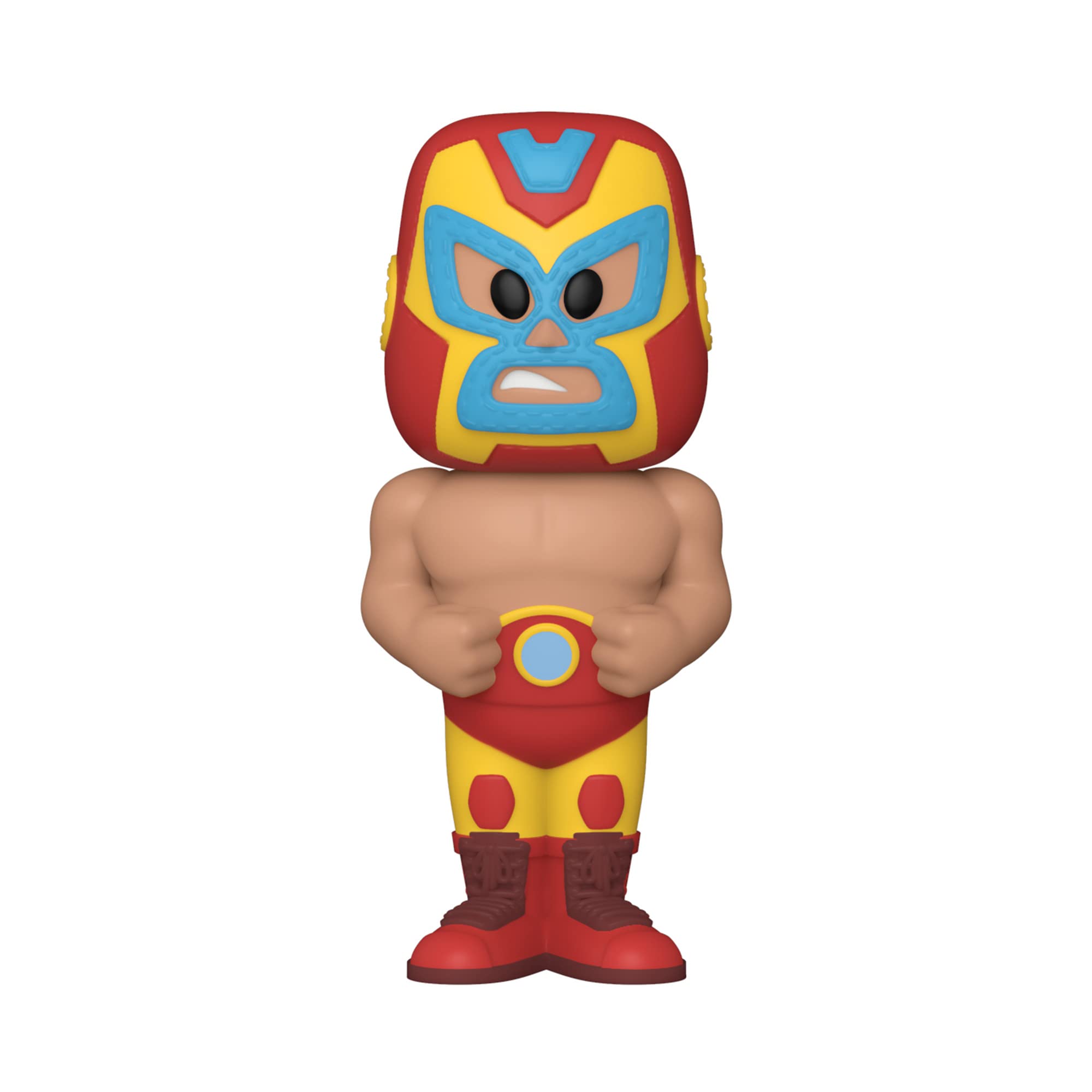 Funko Vinyl Soda: Luchadores Iron Man Collectible Figure - Limited Edition Marvel Superhero Toy for Display & Gift Giving