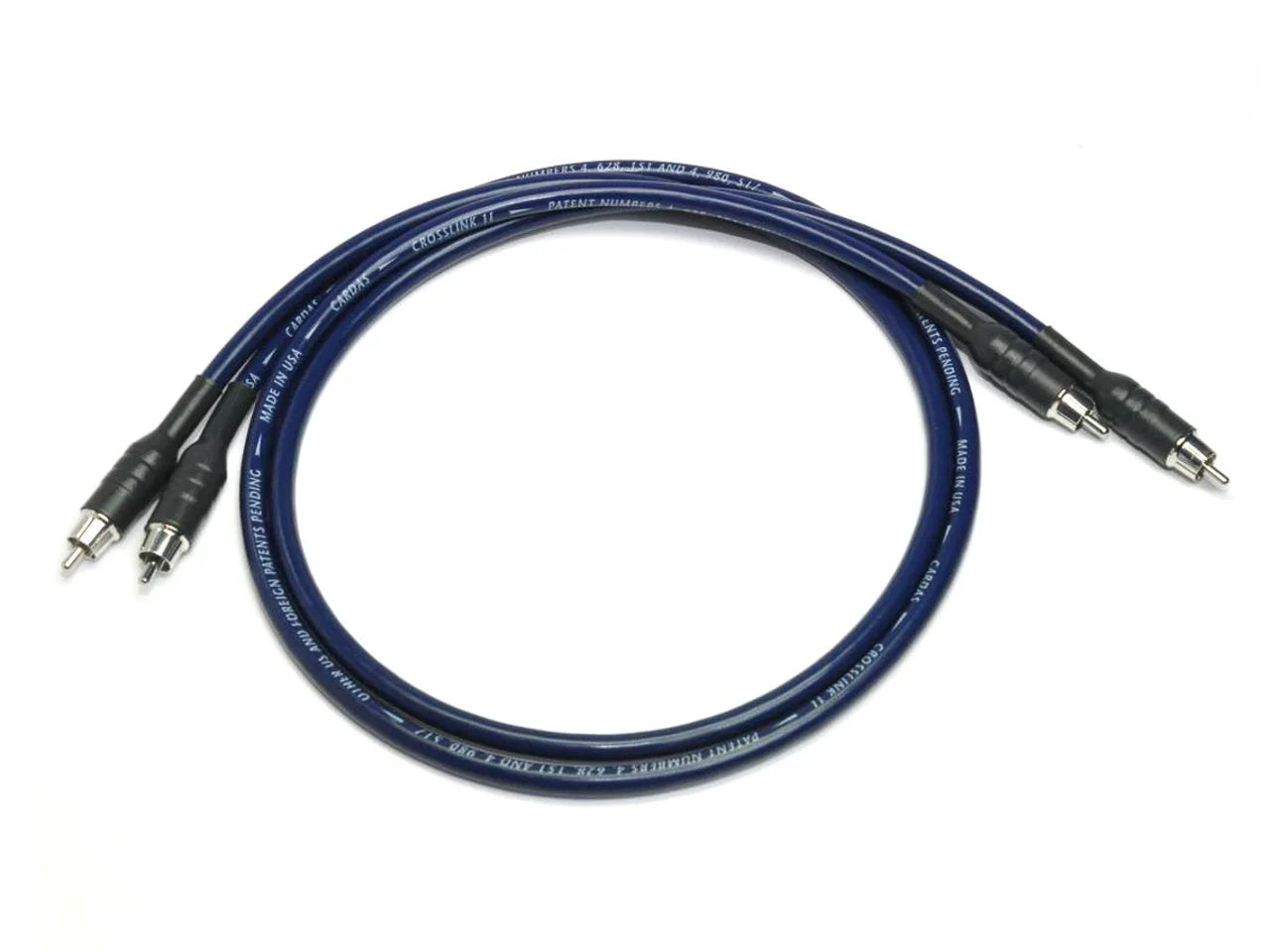 Premium Cardas Audio Crosslink Interconnect Cable Pair - High-End Audiophile RCA Cables for Home Theater & Hi-Fi Systems - Perfect for Turntables, Amplifiers & Audio Equipment