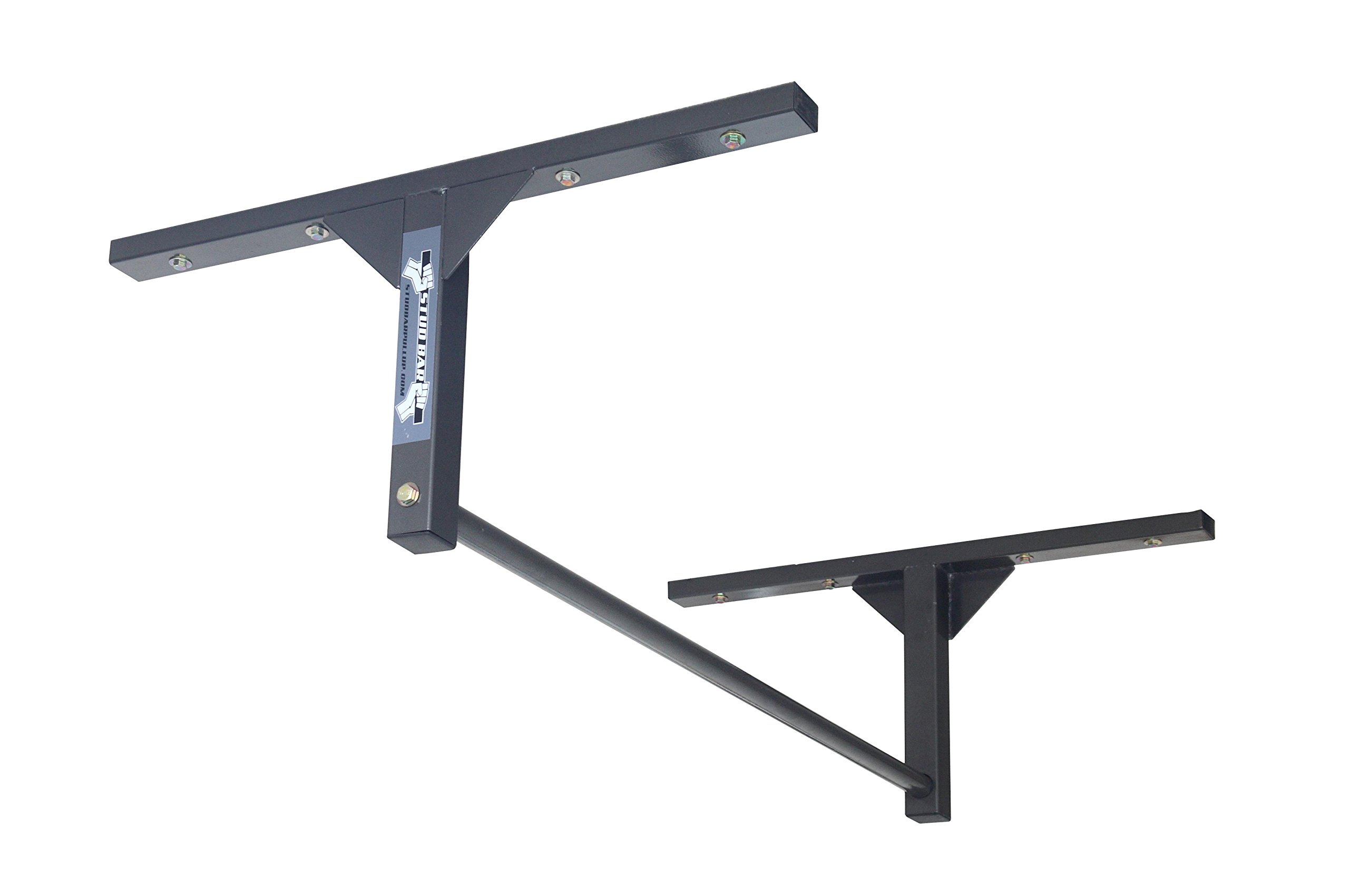 Heavy Duty Stud Bar Pull Up Bar - 600lb Capacity Wall or Ceiling Mount Gym Equipment for Home Workouts | Perfect for Small Spaces & 8-Ft Ceilings | Ideal for Strength Training, Calisthenics & Home Fitness