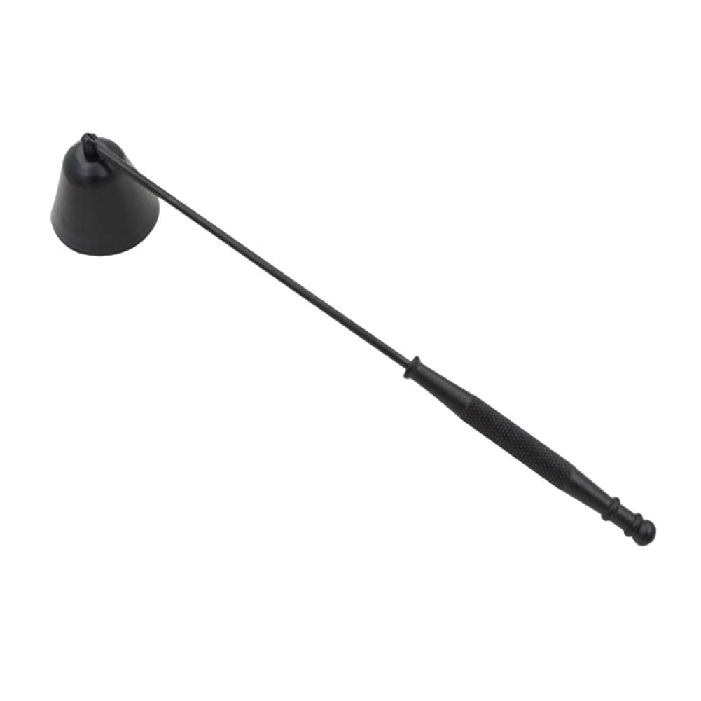 Premium Metal Candle Snuffer with Long Handle - Elegant Candle Extinguisher & Wick Dipper Tool for Safely Putting Out Candles - Perfect for Home Decor, Romantic Dinners, and Spa Relaxation