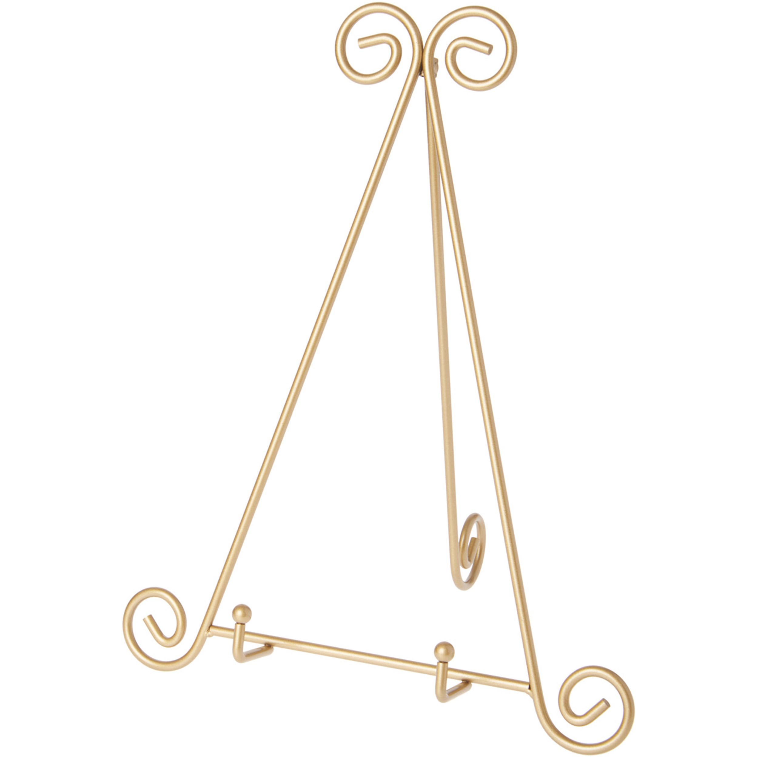 Bard's Gold-Toned Metal Easel Stand for Plates - 15
