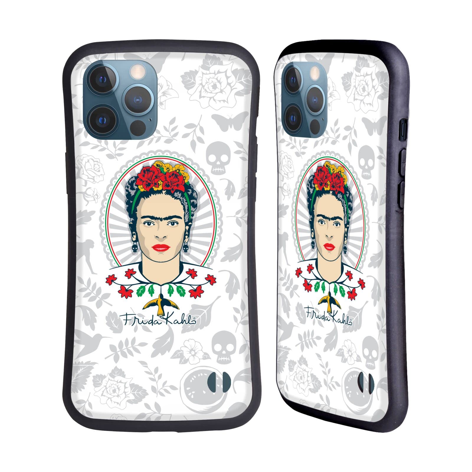 Officially Licensed Frida Kahlo iPhone 12 Pro Max Case - Artistic Portrait Hybrid Protective Cover for Apple iPhone 12 Pro Max - Perfect for Art Lovers, Unique Gift & Daily Use
