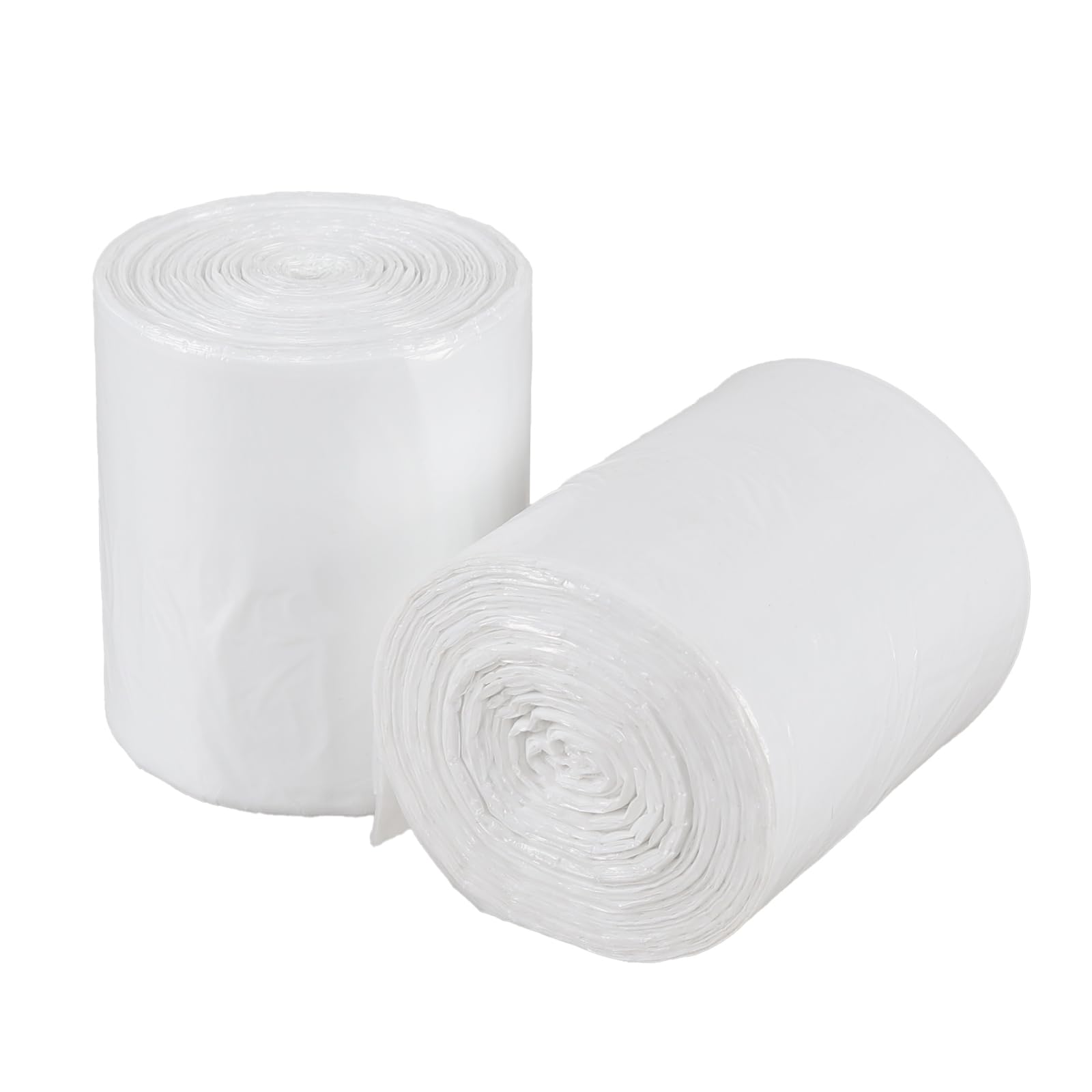 Ggbin 7 Gallon Trash Bags - 210 Count (2 Rolls) Heavy Duty White Kitchen Garbage Bags for Home, Office & Outdoor Use