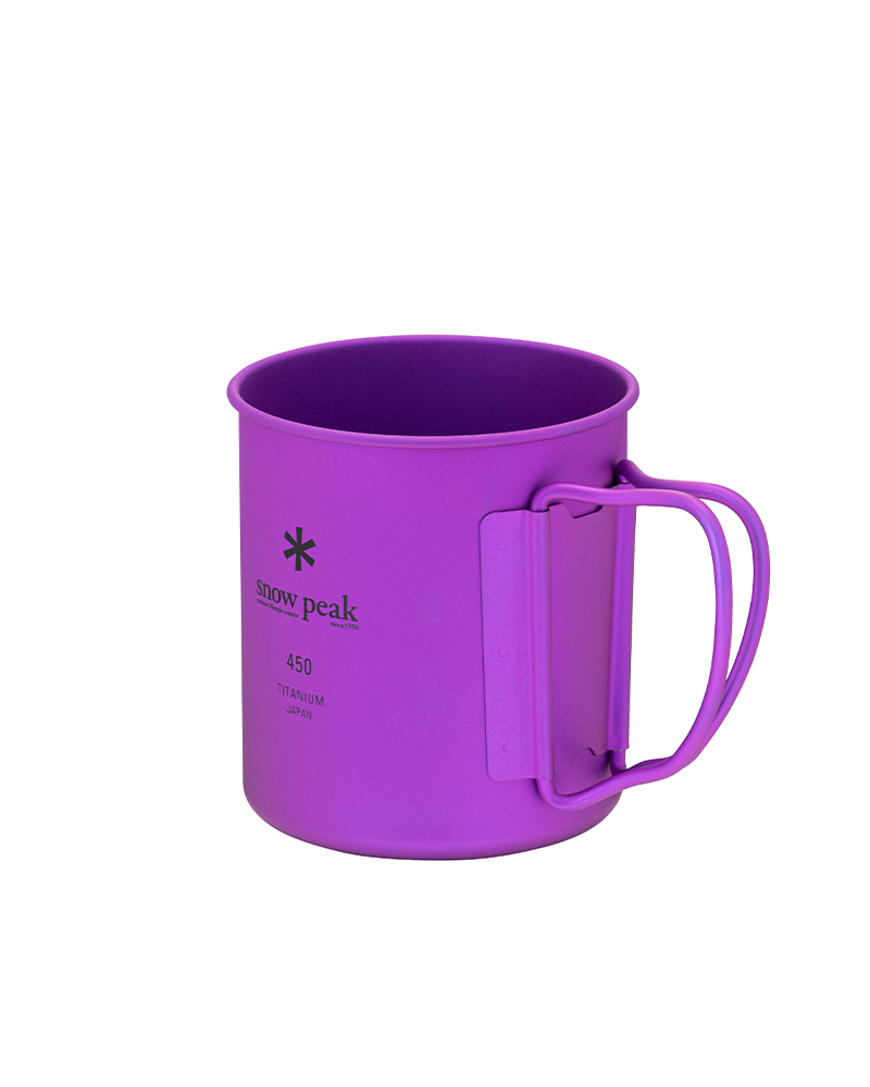 Premium Titanium Single Wall 450ml Camping Cup - Lightweight & Durable for Outdoor Adventures, Hiking, and Travel