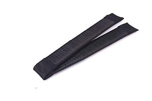 SIYAA Hair Bun Maker Band for Women & Girls - Brown French Twist Styling Tool (Pack of 1) - Perfect for Updos, Ponytails & Formal Hairstyles