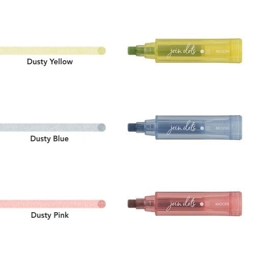 Join Dots Marker Pen Set - Premium Midori DESIGNPHIL Dotting Tools for Art, DIY Crafts, Bullet Journaling & Scrapbooking - Perfect for Artists, Calligraphy & Hand Lettering Projects