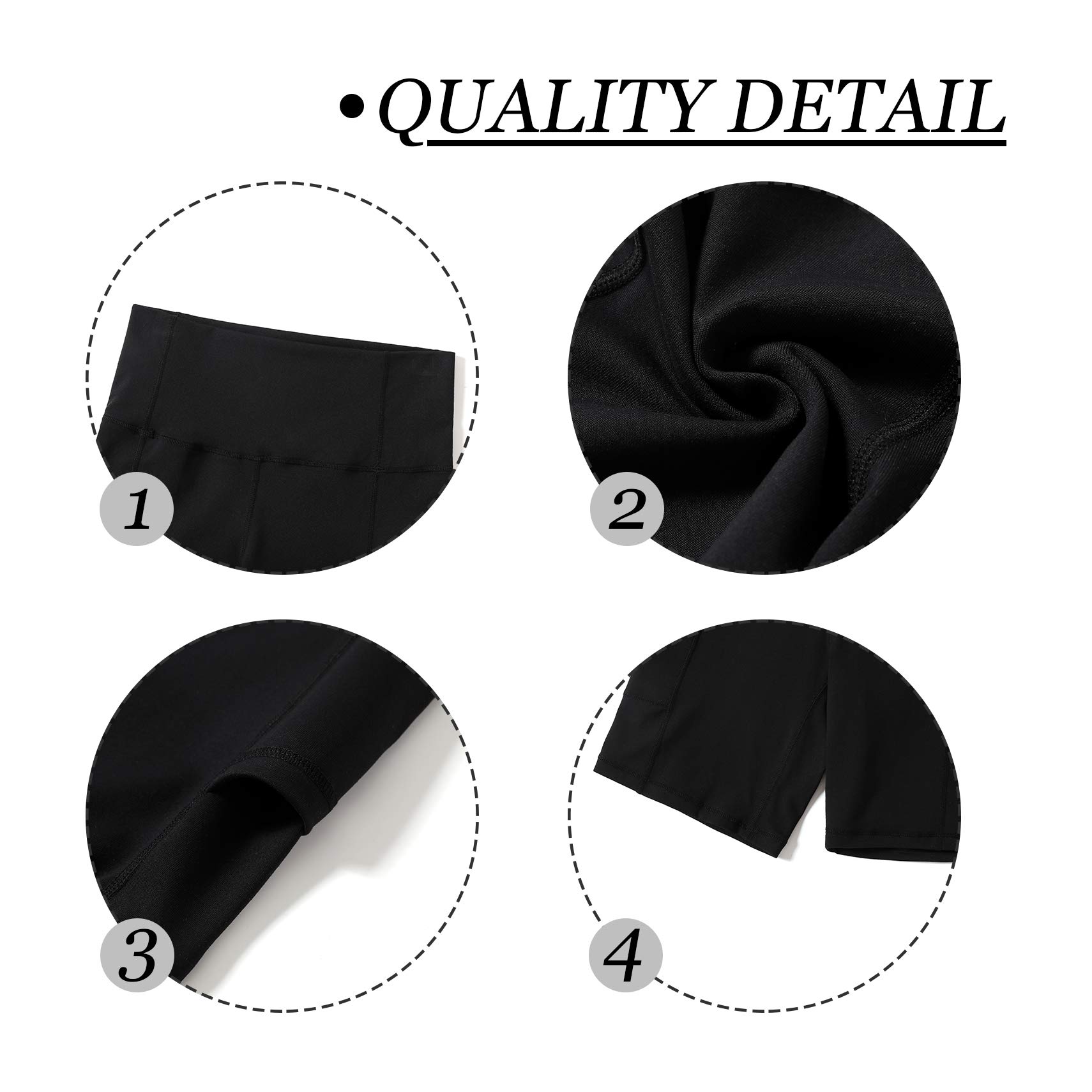 LXNMGO High Waist Yoga Shorts for Women - 2