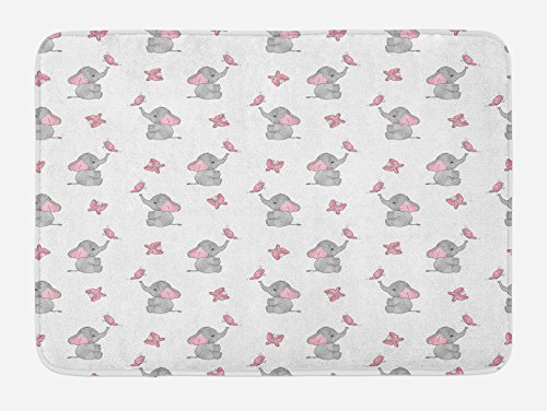 Pale Pink White Grey