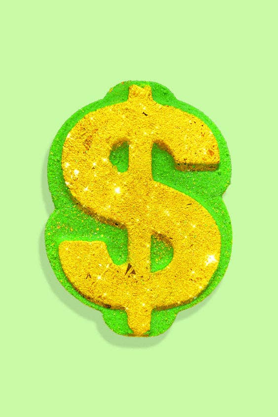 Lucky Dollar Crystal Infused Bath Bomb - Natural Relaxation & Aromatherapy for Stress Relief | Perfect for Spa Nights, Self-Care Gifts & Luxury Bath Time