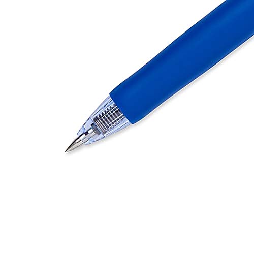 Uni-Ball Signo Retractable Gel Pens - 0.38mm Ultra Micro Point Fine Tip - Pack of 12 Blue Ink Pens for Smooth Writing - Perfect for Journaling, Note Taking & Office Use