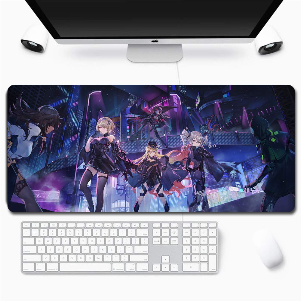 Honkai Impact 3rd Anime Gaming Mouse Pad - Bronya Zaychik & Rita Rossweisse XXL Design (60x35cm) | Non-Slip Large Desk Mat for PC Gamers, Office & Home Computer Setup | Perfect for Gaming, Work & Study