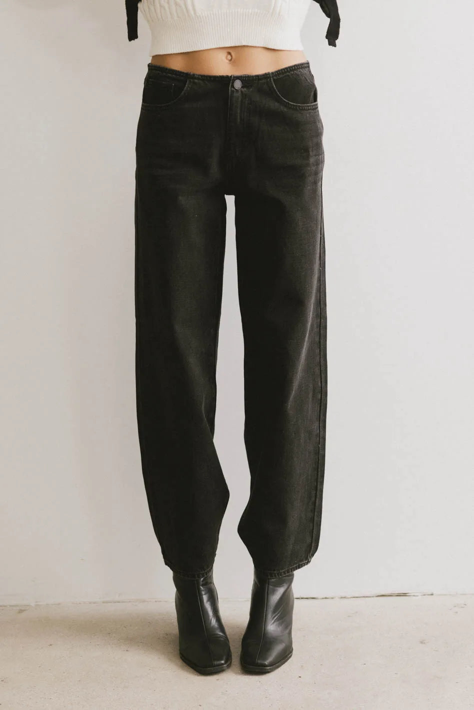 Livy No Waistband Straight Leg Jeans for Women - Comfortable Stretch Denim Pants for Casual Wear, Office & Everyday Outfits