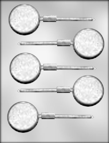 CK Products 2-Inch Plain Flat Circle Chocolate Mold for Baking, Candy Making & DIY Treats - Perfect for Homemade Chocolates, Cake Decorations & Party Favors