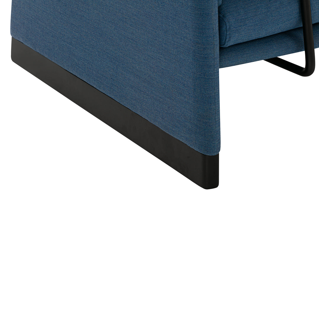 Low Back Lounge Chair - Modern Comfortable Case Chair for Living Room, Bedroom & Office Relaxation