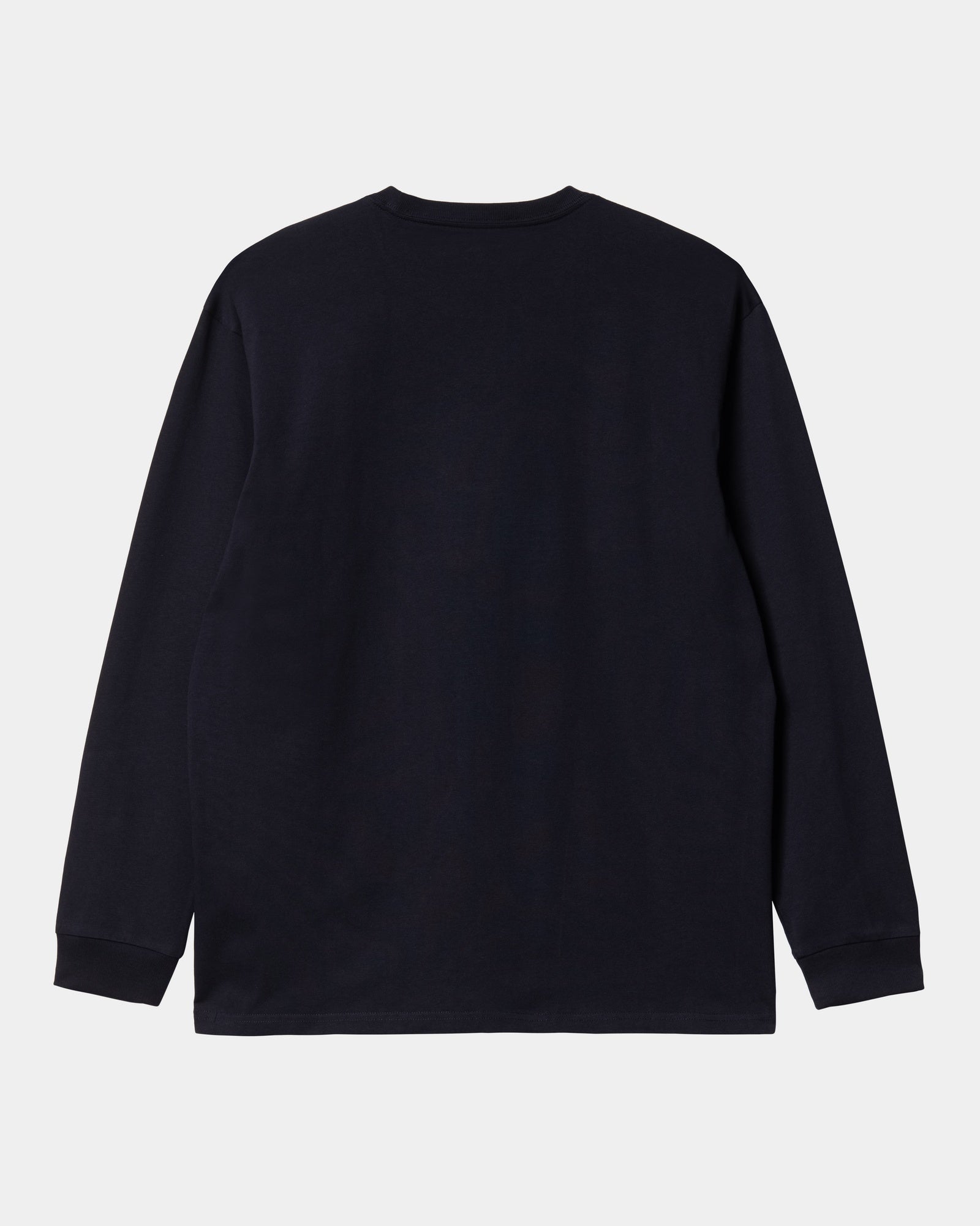 Chase Long Sleeve T-Shirt for Men - Comfortable Cotton Crewneck Dark Navy Blue Shirt | Casual Wear, Work, Everyday Outfits