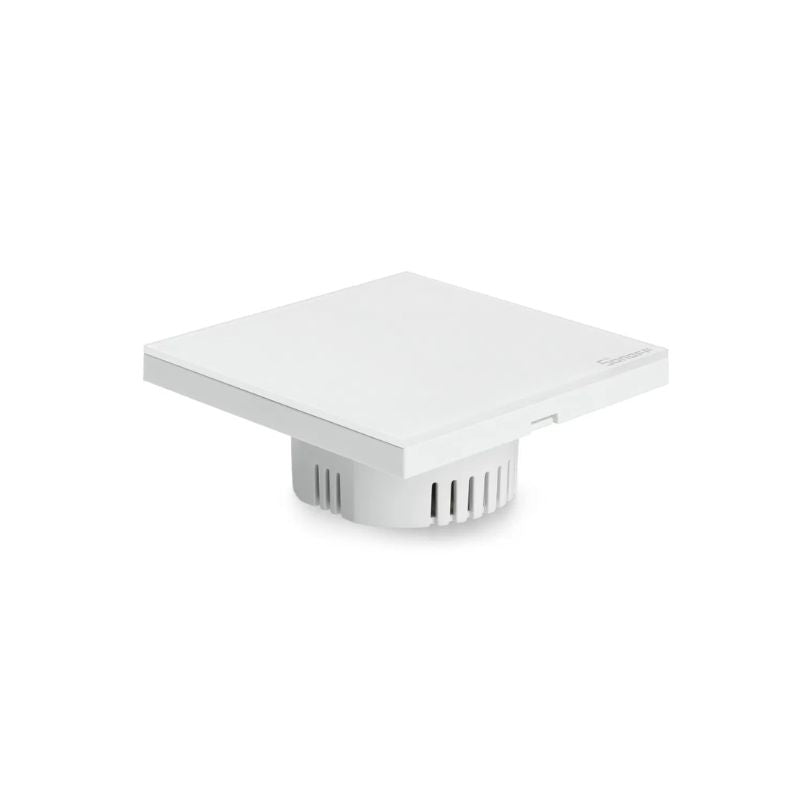 Smart WiFi Touch Wall Switch - Sonoff TX T1EU1C 1 Channel White | Voice Control with Alexa & Google Home | Perfect for Smart Home Lighting Control