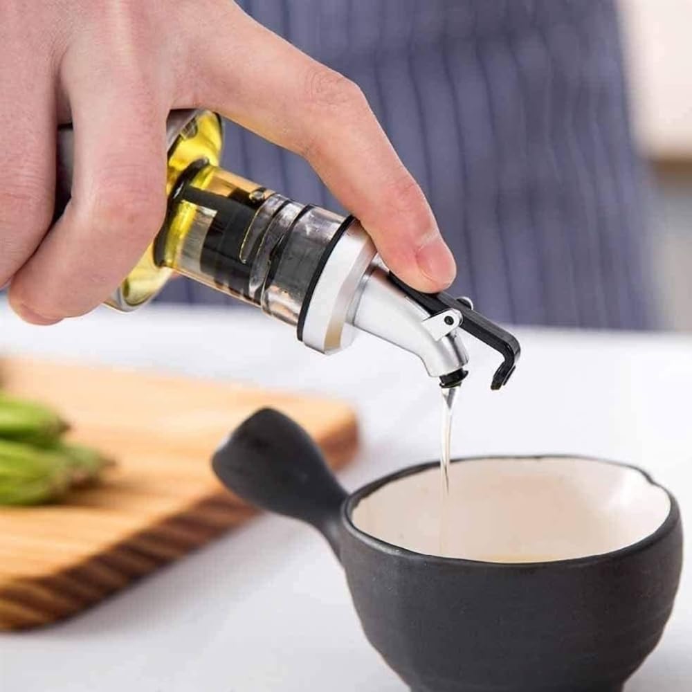 Premium Stainless Steel Oil Dispenser Bottle for Kitchen - Olive Oil & Vinegar Dispenser with Drip-Free Spout, 250ml Cooking Oil Container, Perfect for Salad Dressing, Baking & Gourmet Cooking | Essential Kitchen Tool for Home Chefs & Food Enthusiasts