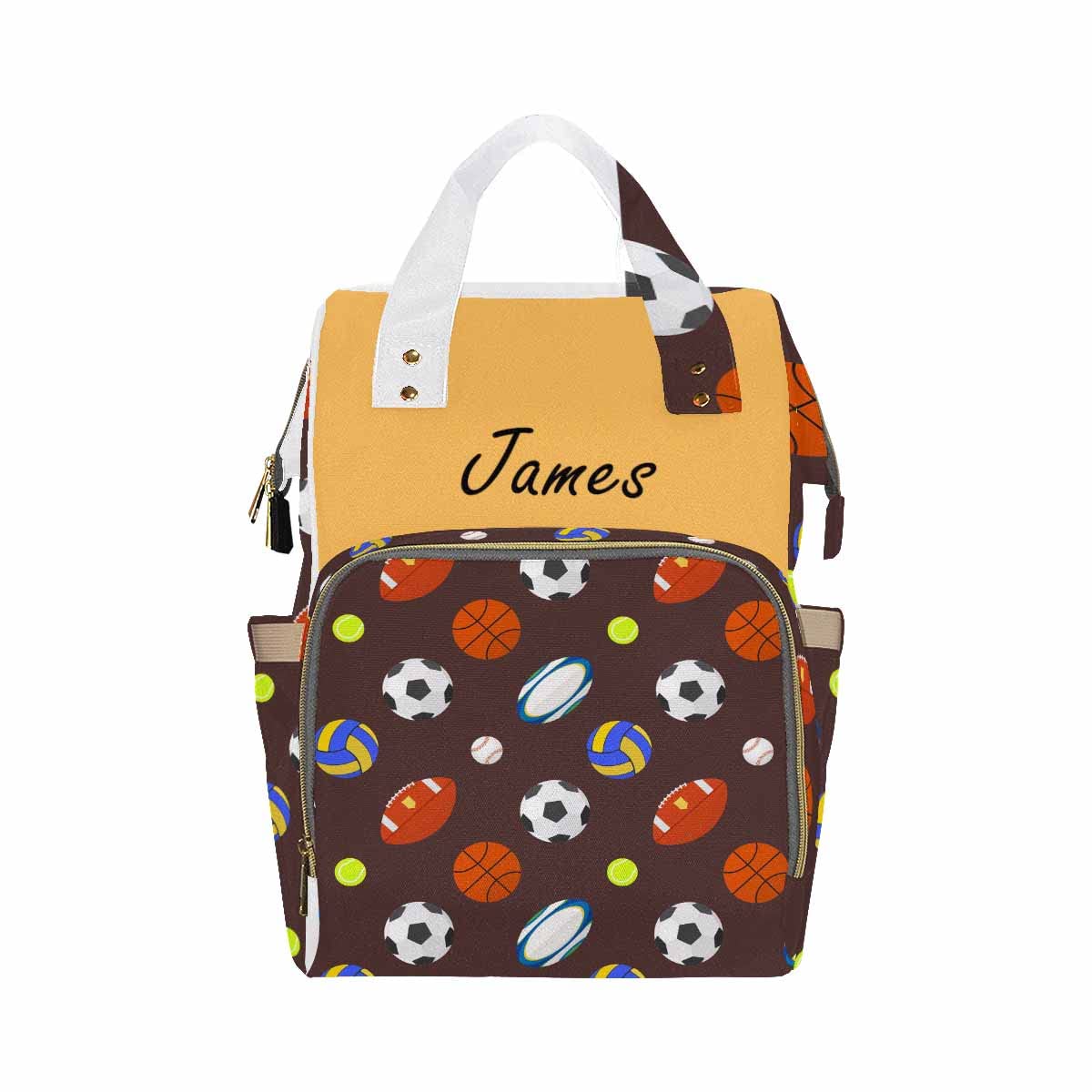 Personalized Diaper Backpack with Name - Custom Baby Nappy Bag for Moms & Dads, Travel & Everyday Use, Perfect for Baby Girls & Boys - Nursery, Park & Family Outings