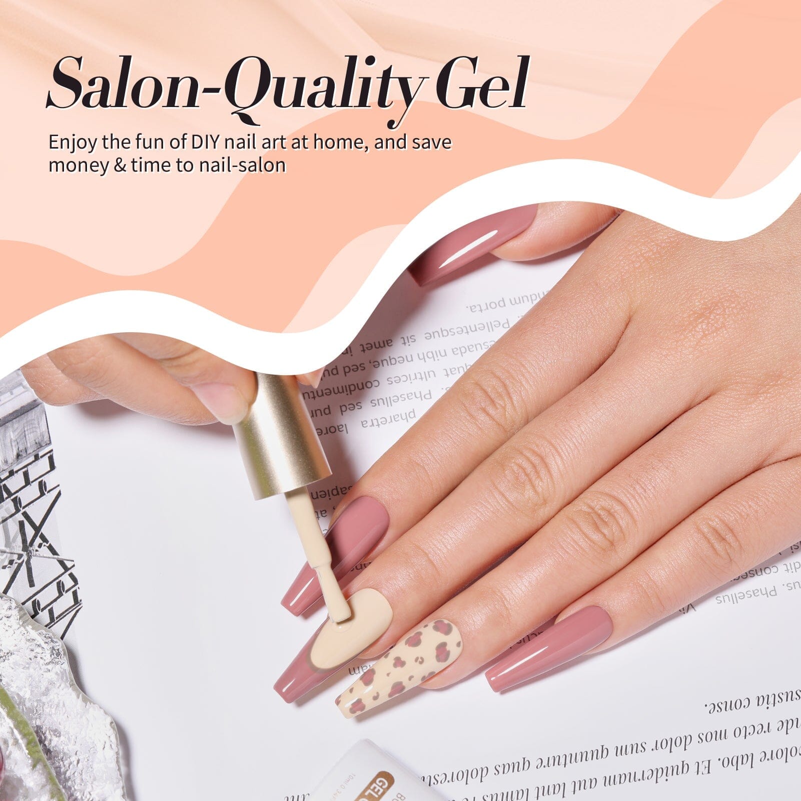 NP02 7ml Soak Off UV LED Gel Polish Nail Kit - Long Lasting High Gloss Manicure for Home & Salon Use | Perfect for Nail Art, French Tips & Special Occasions