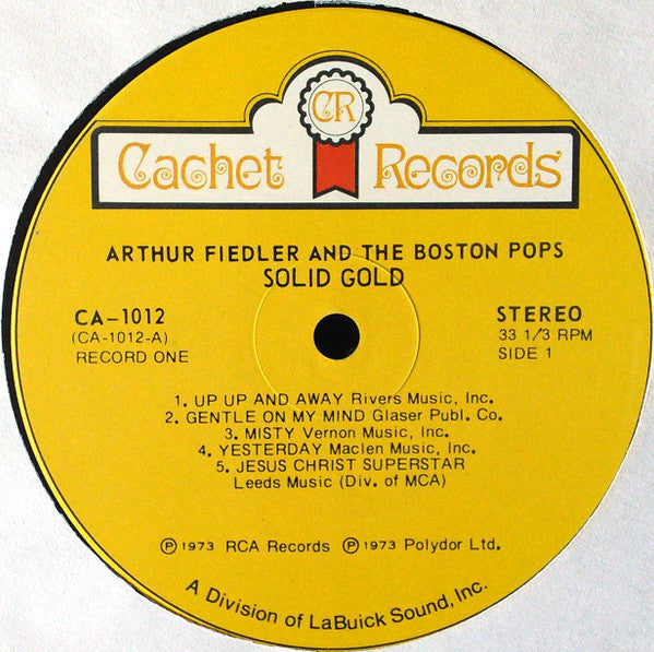 Arthur Fiedler & The Boston Pops Orchestra - Solid Gold 4xLP Vinyl Record Collection (NM/M Condition) - Perfect for Classical Music Lovers & Vinyl Collectors