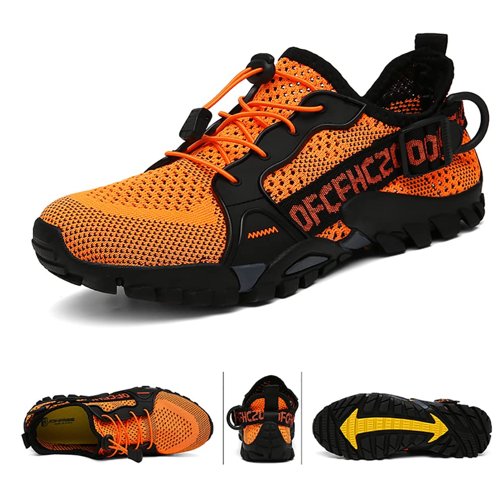 **Men's & Women's Water Shoes - Quick-Dry Aqua Shoes for Hiking, Beach, Travel, Trekking & Climbing | Lightweight Outdoor Sneakers for Walking on Wet Surfaces**