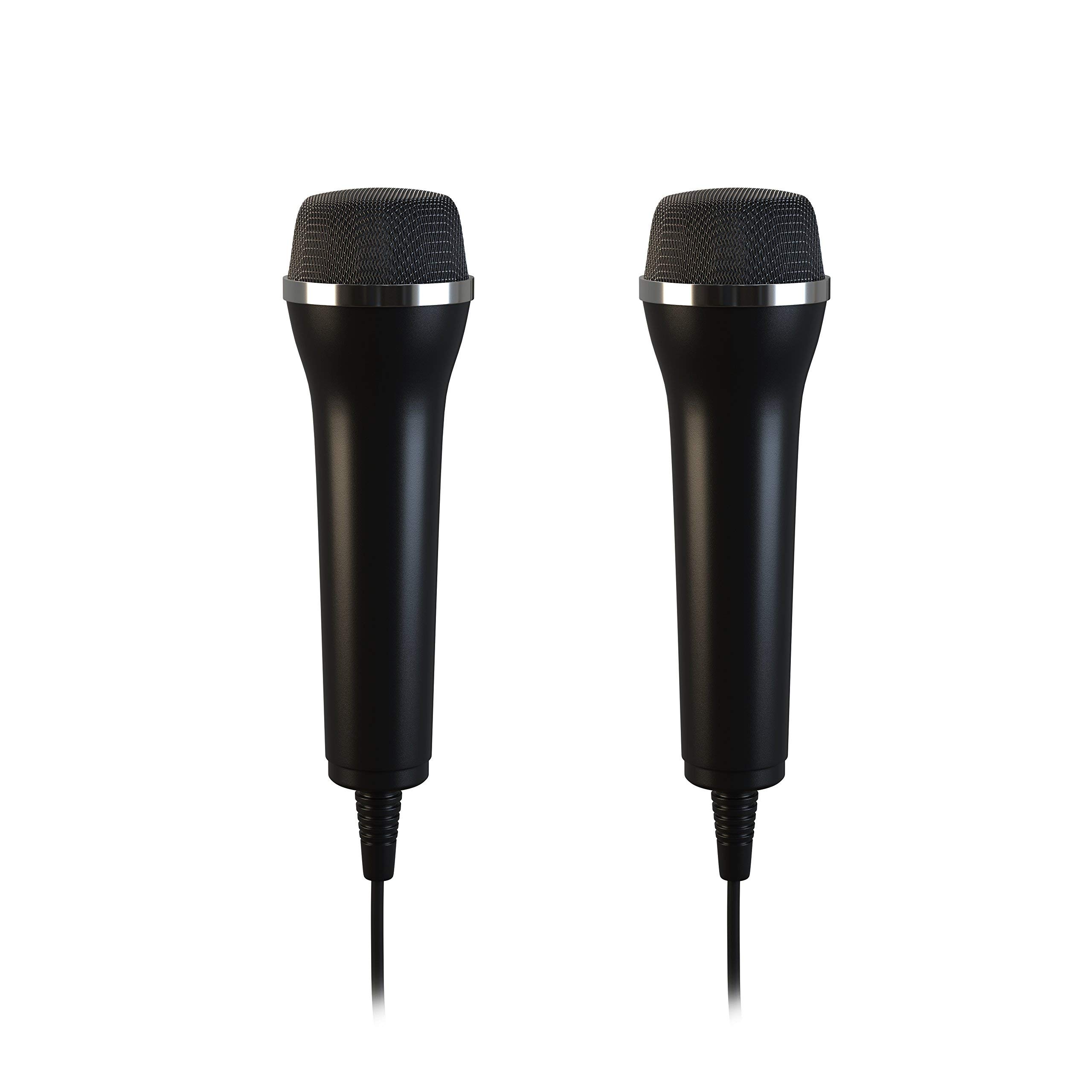 Universal USB Microphone for PC, Gaming & Karaoke - Compatible with Wii, PS5, PS4, Computer - Works with SingStar, Lets Sing, We Sing - 3m Cable - Black - Perfect for Streaming, Podcasting & Online Singing Contests