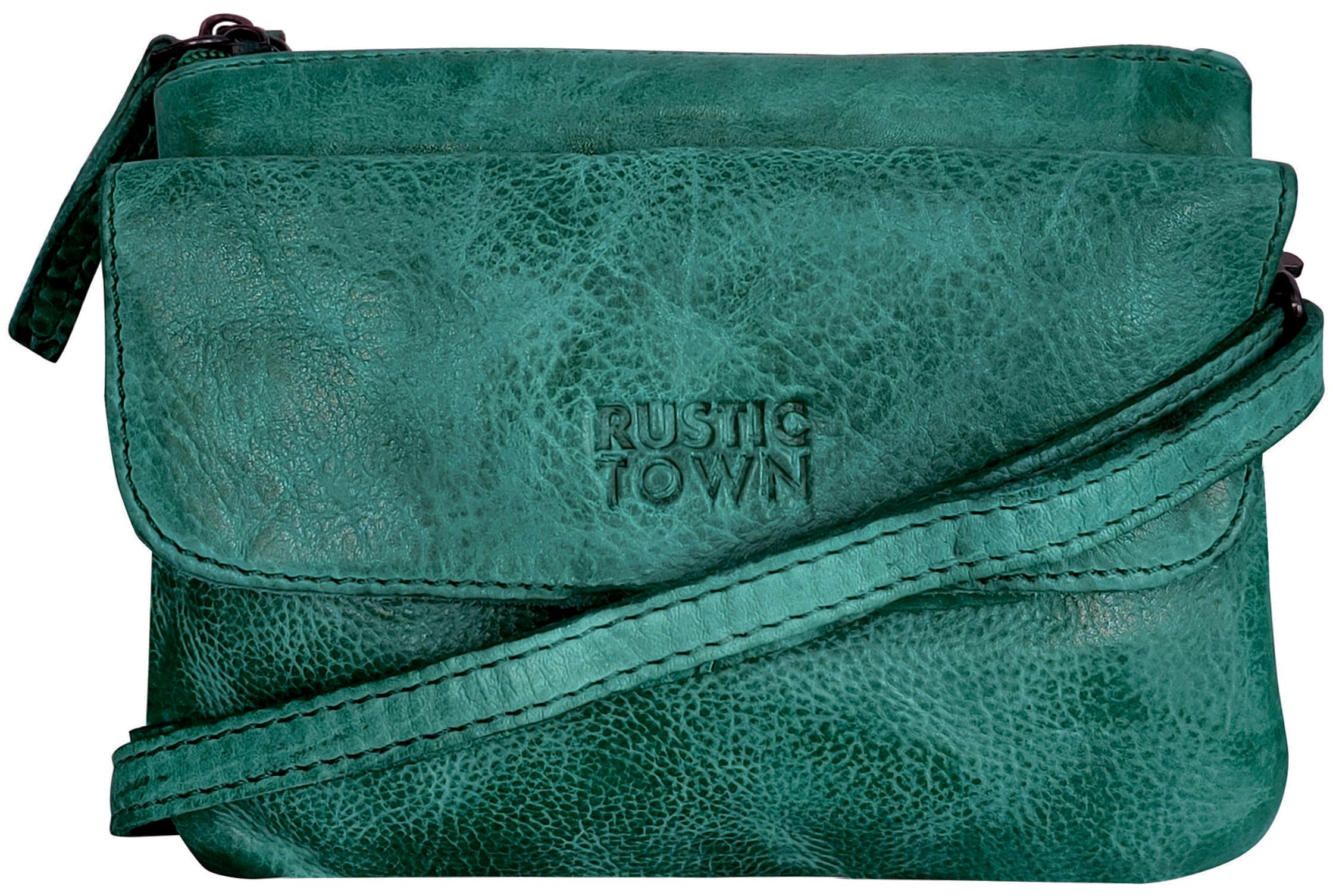 Vintage Leather Crossbody Bag for Women - Stylish Saddle Sling Purse with Wristlet Strap | Perfect Christmas Gift, Everyday Use & Travel Accessory