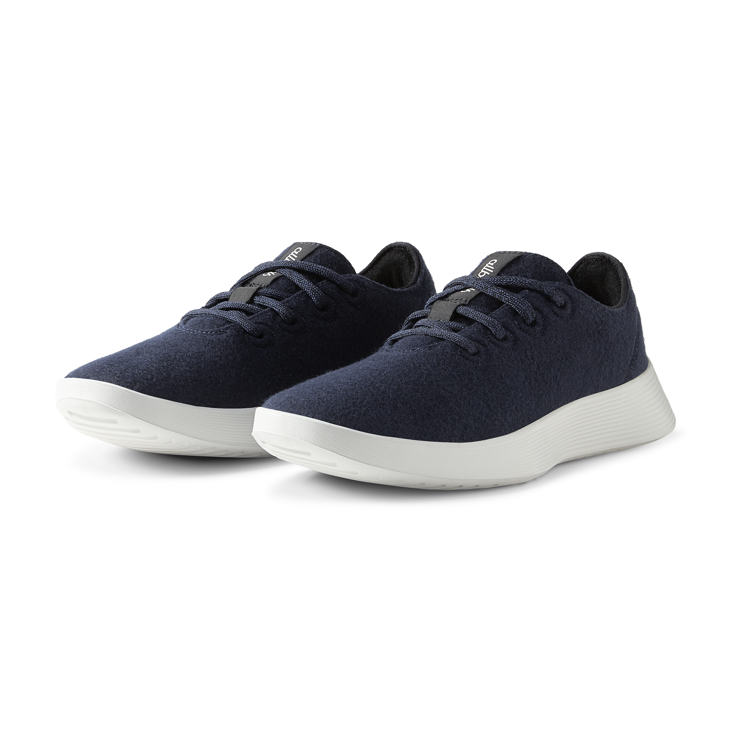 Men's Wool Runner Go Sneakers - Deep Navy with Blizzard Sole | Comfortable & Eco-Friendly Shoes for Running, Walking & Casual Wear