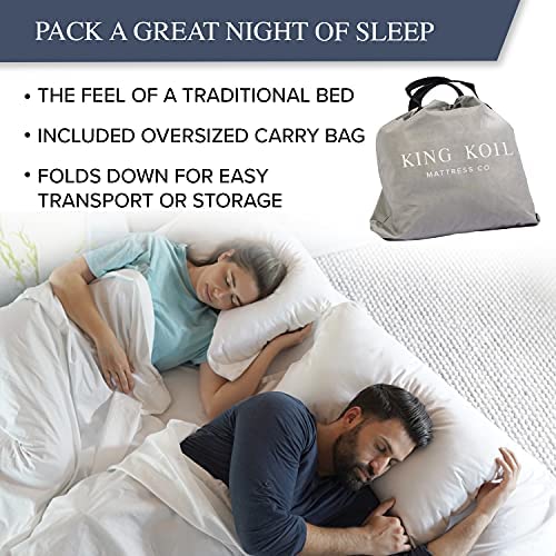 King Koil Luxury California King Air Mattress with Built-in Pump - 20