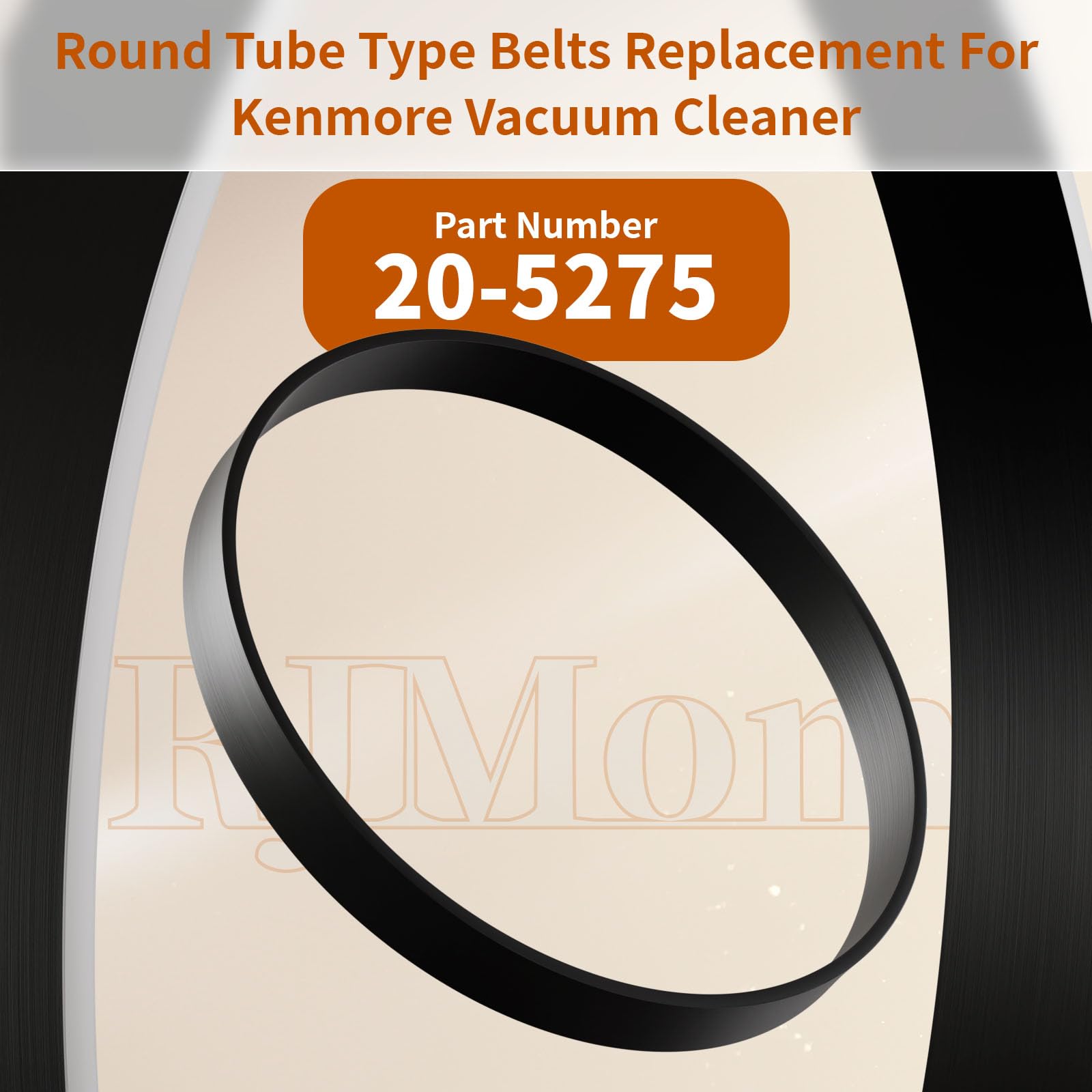 Kenmore Vacuum Belts 20-5275 - 3 Pack Replacement Flat Belts for Kenmore 116, MC-V5204, MC-V5203, MC-V5706, MC-V5710, MC-V5715, MC-V5716 Models | Durable Vacuum Cleaner Accessories for Home & Office Cleaning