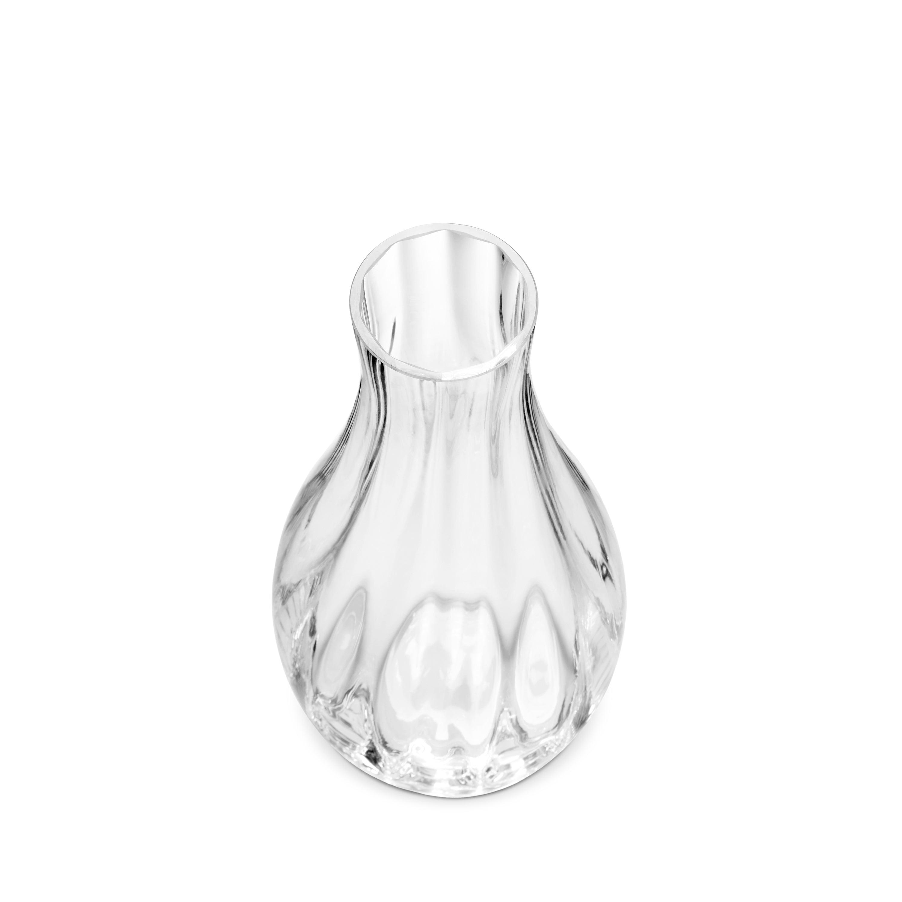 Premium Iris Wine Decanter Set - Elegant Crystal Glass Carafe for Red Wine Aeration & Serving - Perfect for Dinner Parties, Romantic Dates & Wine Tasting Events