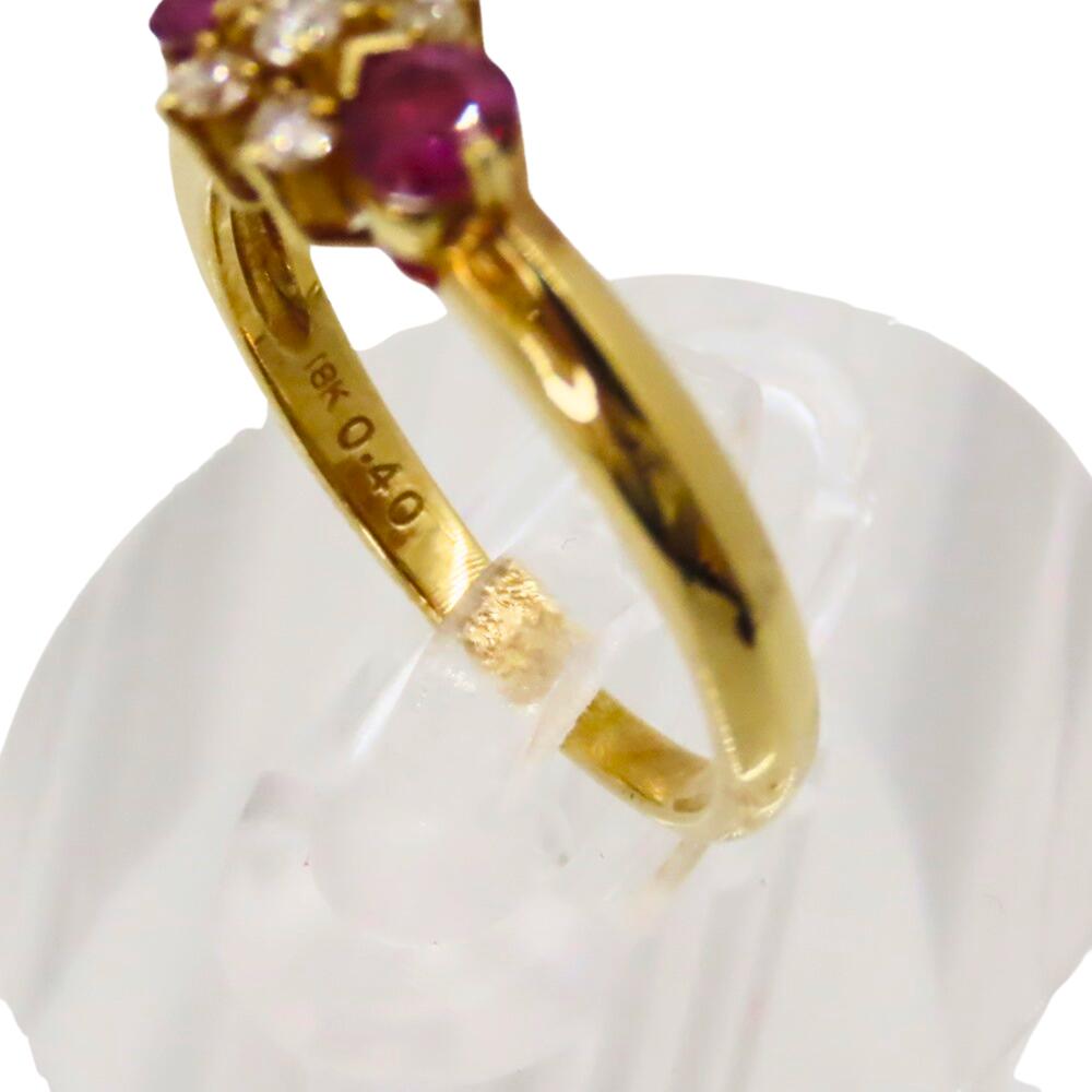 18K Ruby Diamond Ring for Women - Elegant Engagement & Wedding Jewelry Gift - Perfect for Anniversaries, Proposals & Special Occasions