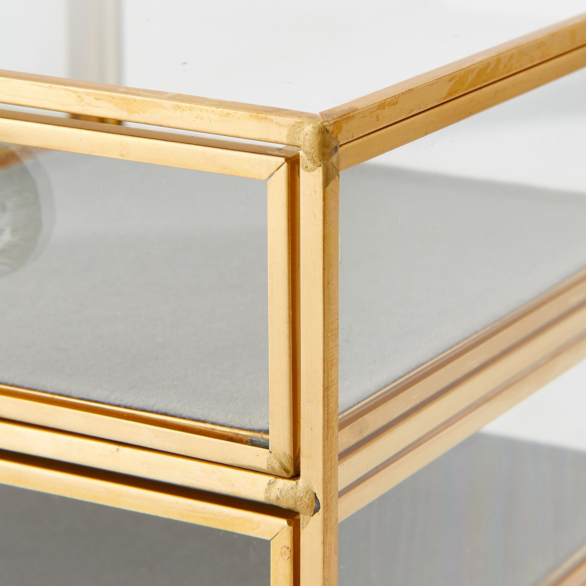 4-Section Glass Drawer Organizer for Jewelry, Makeup & Office Supplies - Perfect for Vanity, Bathroom & Closet Storage
