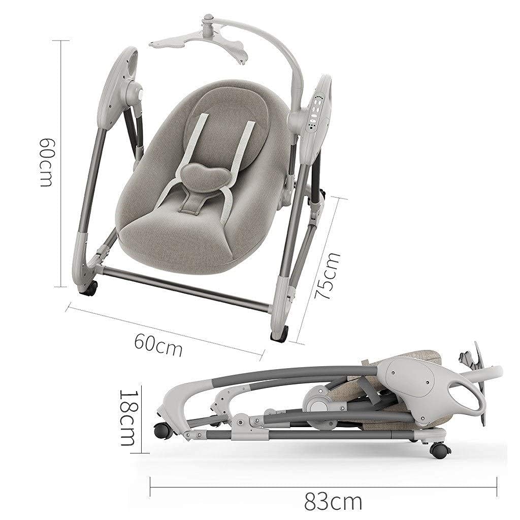 Portable Baby Rocking Chair with Soothing Vibration & Music - Newborn Bouncer Swing for Boys & Girls (Blue) | Nursery, Bedroom & Travel Use