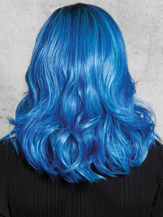 Blue Waves HF Synthetic Wig with Basic Cap - Soft & Natural-Looking Hair Replacement for Daily Wear, Cosplay, and Costume Parties