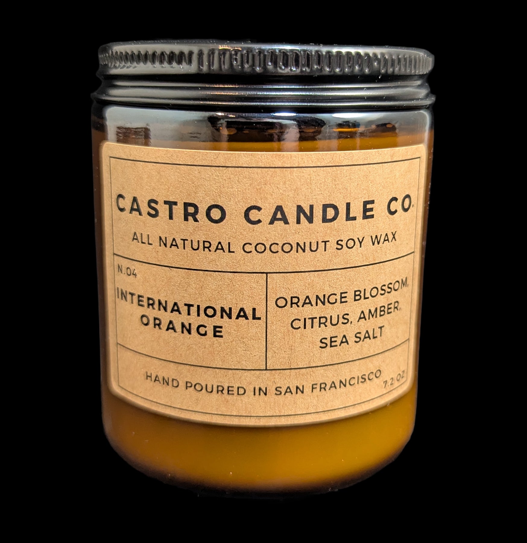 Premium Coconut Wax Candle with Natural Orange Scent | Eco-Friendly, Long-Lasting Aromatherapy Candle | Perfect for Relaxation, Meditation & Home Decor