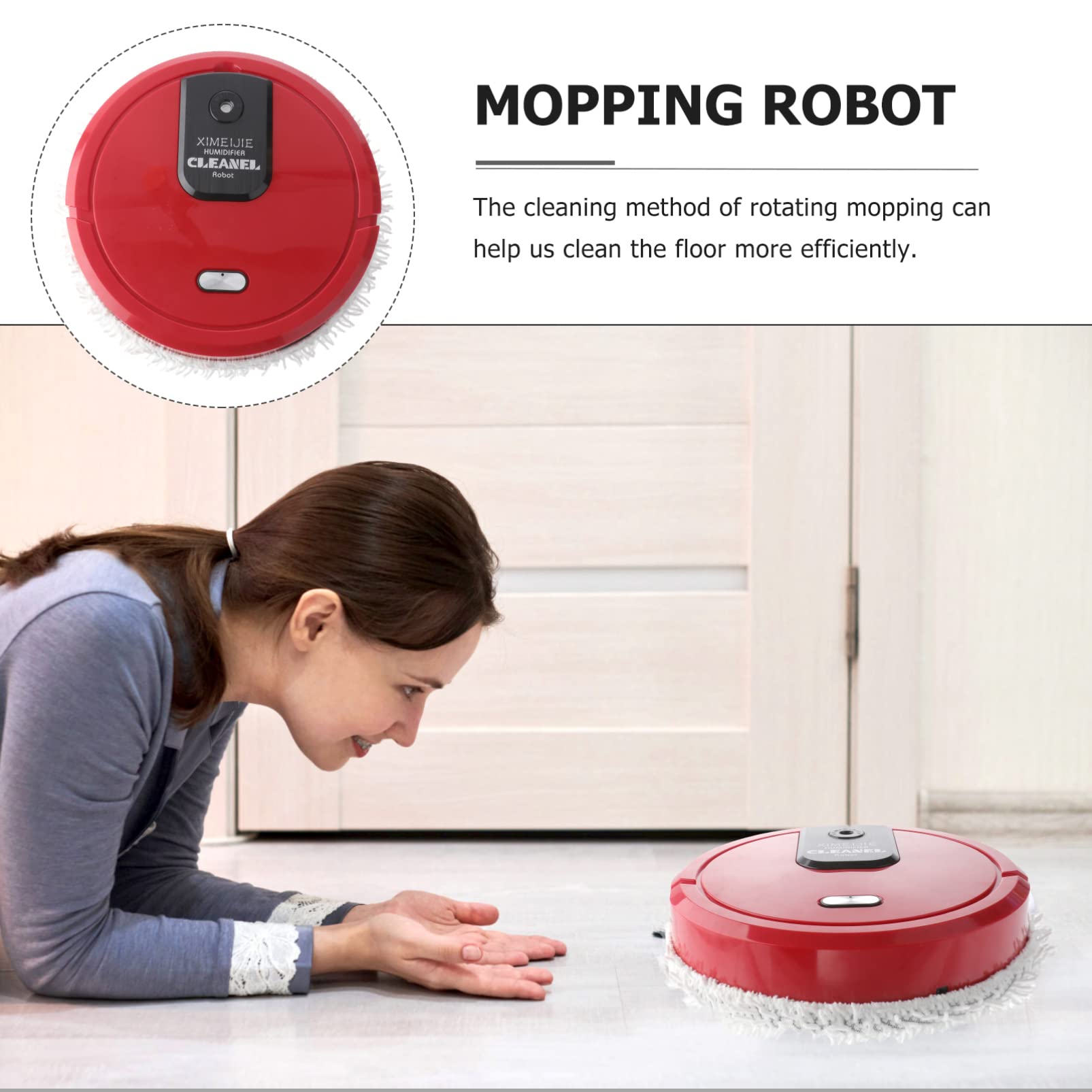 Hemobllo Smart Robot Vacuum Cleaner - Powerful Multifunctional Automatic Vacuum for Carpets, Hard Floors & Pet Hair - Ultra Quiet Home Cleaning Robot with Strong Suction (Random Color) - Perfect for Daily Cleaning, Pet Owners & Busy Households
