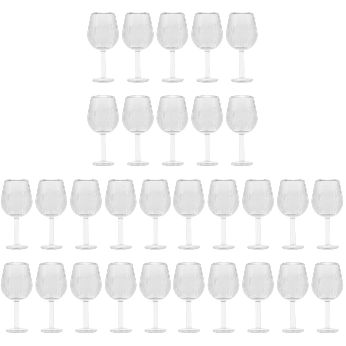 30pcs Miniature Dollhouse Wine Bottles & Goblets - Tiny Cocktail Glasses, Mini Red Wine Bottles for DIY Crafts, Cake Decorations, Micro Landscape - Perfect for Dollhouse Accessories, Kids' Playtime & Miniature Collectors