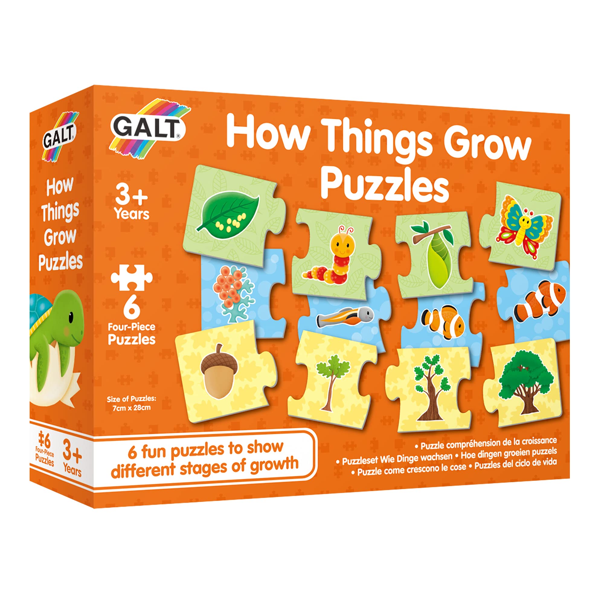 Galt Toys How Things Grow Puzzle - Educational Jigsaw Puzzle for Kids Ages 3+ | Fun Learning Activity for Preschoolers & Toddlers