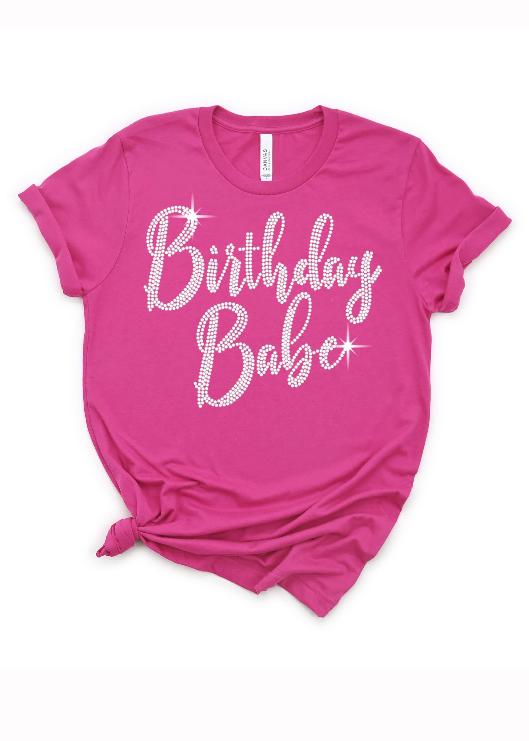 Women's Pink Birthday Shirts - Magenta Birthday Tee for Women - Hot Pink Party T-Shirt - Perfect for Birthday Parties, Girls Night Out & Special Celebrations